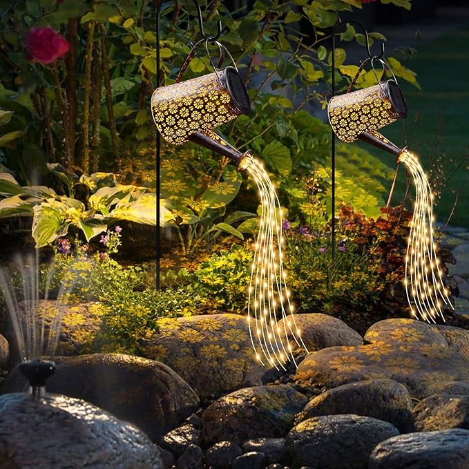 Regadera Solar LED Decorativa