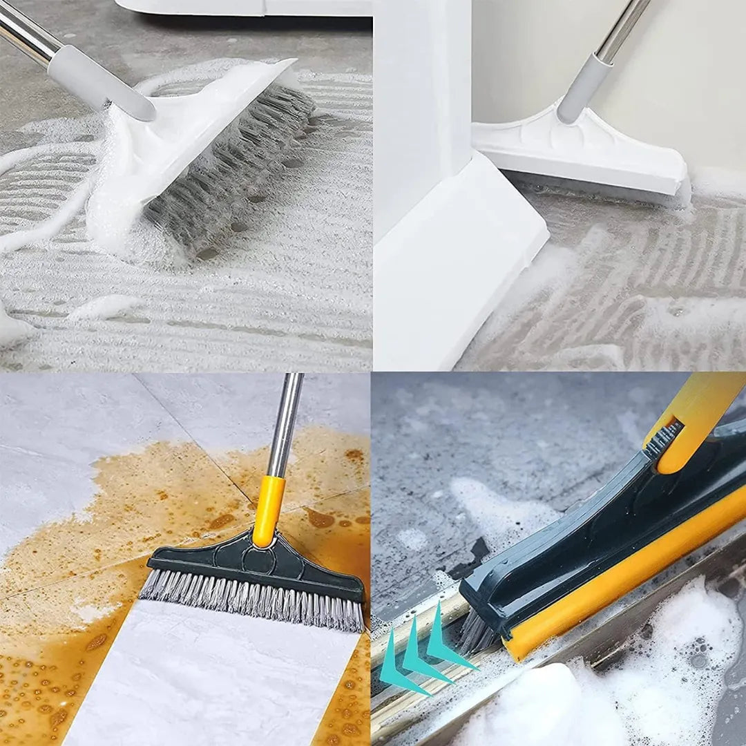 Cepillo Ergonómico con Raspador y Giro 120°