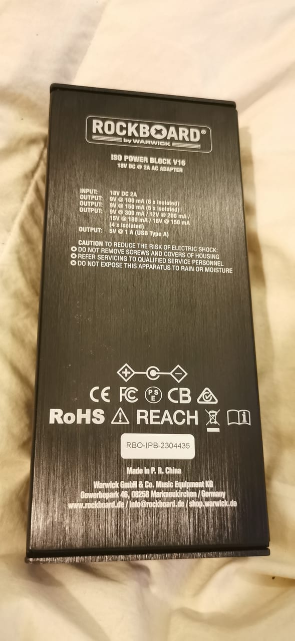 Fuente RockBoard ISO Power Block V16 (Warwick) — foto 3